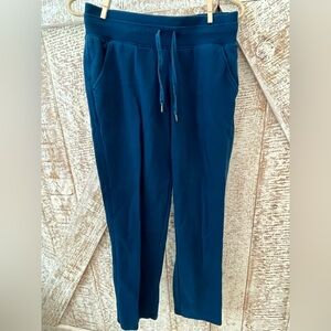 Women’s Teal Blue Jogger Pants Pull-On Pockets Size Small